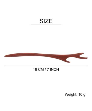 9 Pack Vintage Retro Handmade Chinese Brown Wood Chopsticks Hairpins - Sandalwood Carved Hollow Horn Fork Pen Sticks Clips for Bun Chignon - Wooden Hair Accessories - Buy Online on GoSupps.com