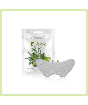 Elitzia ETMM04 Foot Mask - Moisturizing & Repairing Foot Care for Men & Women | 5 Olive Oil Infused Treatments - Buy Online on GoSupps.com