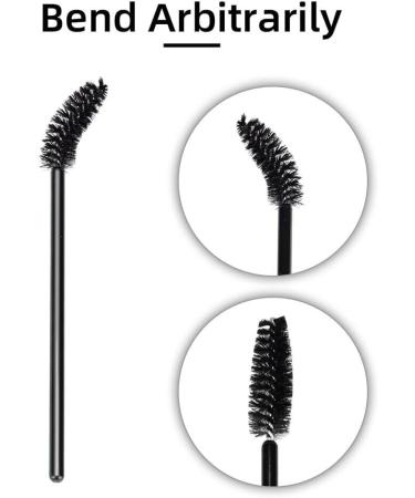 dijiusidy 50 Pieces Eyelash Spooly Brush Single-use Lashes Wand Handle Cleaning Comb Accessories Eyebrow Brushes Lash Extension Big - Buy Online on GoSupps.com