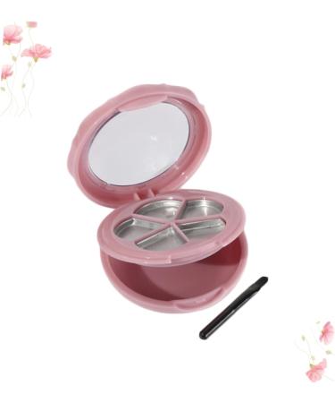 NOLITOY 9 Pcs Lip Balm Containers Eye Shadow Palettes with Mirror Blush Empty Eyeshadow Compact Lipstick Box 7*7cmx3pcs Pinkx3pcs - Buy Online on GoSupps.com