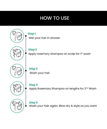 Thrive-co Hair Vitalizing Rosemary Shampoo | Hair Fall Control & Growth | Paraben & Sulfate Free | Caffeine & Zinc PCA | 250ml | International Shipping Available - Buy Online on GoSupps.com