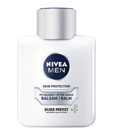 Nivea Men Silver Protect After Shave Balm 100ml - Soothing & Hydrating Post-Shave Care | Fast International Shipping - Buy Online on GoSupps.com