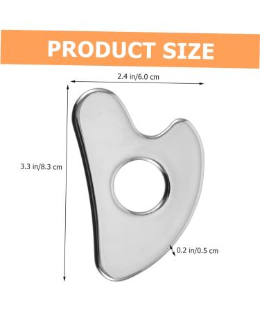 minkissy Scraping Board Muscle Massager Daily Use Face Massager Muscle Scraping Tool Neck Supplies Massage Accessory Face Metal Scraper Compact Scraping Metal Board Metal Scraping Tool - Buy Online on GoSupps.com