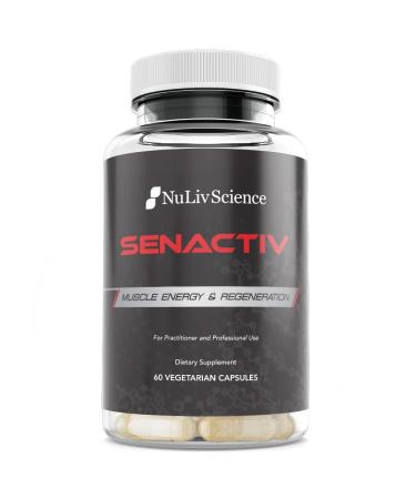 Senactiv Glycogen Fuel and Muscle Recovery Supplement 60 Capsules Packaged Locally in California