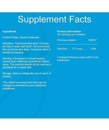 Ionic Selenium Supplement 100ml | Sodium Selenate Formula | Easy-to-Consume Liquid with Active Ingredients - Buy Online on GoSupps.com