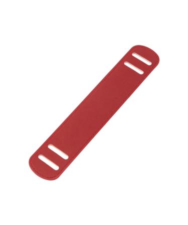 UxicRuya Leather Shoulder Strap Replacement Shoulder Rest for Laptop Case Tote red L