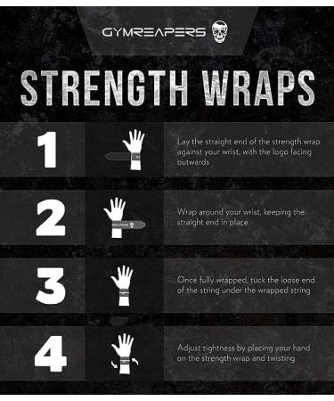 Gymrepers Strength Wrist Bandages - Ultimate Support for Cross-Training Olympic Lifting and Calisthenics | Unisex Navy Wrist Wraps - Buy Online on GoSupps.com