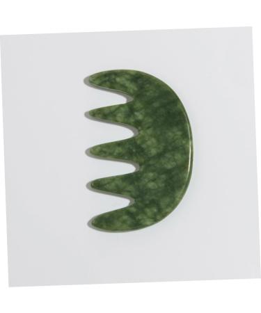 Combined Jade Massage Comb - Scalp Massager & Body Massage Tool for Ultimate Relaxation - Buy Online on GoSupps.com