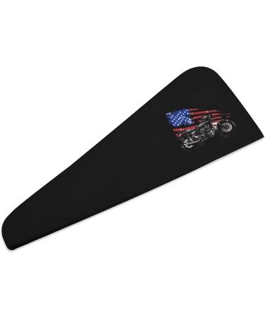 American Flag Motocross Hair Towel Wrap - Super Absorbent Microfiber Turban for Women | 10"x26" with Button - International Shipping Available - Buy Online on GoSupps.com