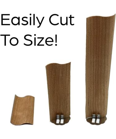 Infinite Modern Wavy Wooden Wicks for Candle Making - Set of 15 Metal Bases and Wood Wicks - Buy Online on GoSupps.com