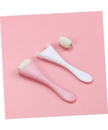 BELLIFFY Oil Removal Roller Oil-absorbing Facial Roller Skin Rolling Volcano Stone Oil Control Facial Volcanic Face Oil Absorbing Stick 10.30X2.70X1.50CM Pink - Buy Online on GoSupps.com