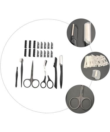 FRCOLOR Eyebrow Trimming Kit - Plastic Hair Remover Tool & Women's Razors for Face & Brow Grooming | International Shipping - Buy Online on GoSupps.com