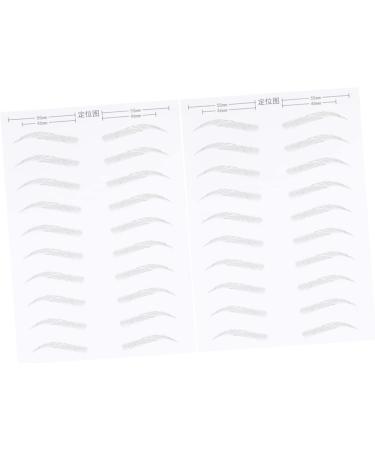 Balacoo 4 Sheets Pairs Makeup Tools Realistic Eyebrow Transfer Eyebrow Stickers Eyebrow Trimming 4d The Lazy - Buy Online on GoSupps.com