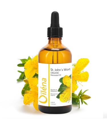 Pure St. John's wort mzerate oil Hyperical oil Natural oil for body facial and hair care 100% natural hyperical oil for massages 50 ml