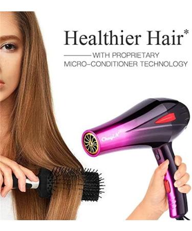 Professional Electric 4000W Travel Household Hair Dryer Hair Styling Tools Blow Dryer Hot and Cold Air Dryer Salon With Nozzle - Buy Online on GoSupps.com