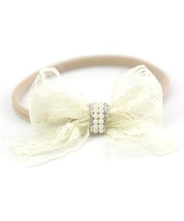 hair ties for kids infant hair ties hair ties for babies hair ties kids lace headbands hair accessories for kids lovely hair ring European and American flower head baby - Buy Online on GoSupps.com