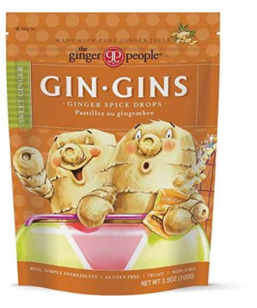 The Ginger People Gin Gins Drops, Ginger Spice, 3.5 Ounce Spice Drops 3.5 Ounce (Pack of 1)