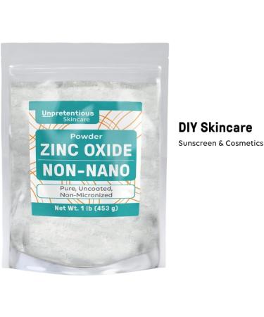 Buy Unpretentious Non-Nano Zinc Oxide - Pure & Uncoated in 16oz Resealable Bag | Fast International Shipping - Buy Online on GoSupps.com