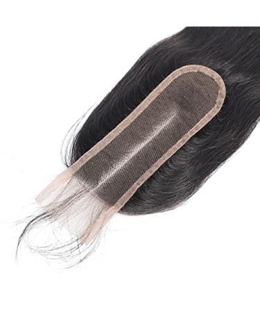Risbaer 16 inch Brazilian 2x6 Straight Lace Closure Remy Hair - Natural Color - Buy Online on GoSupps.com
