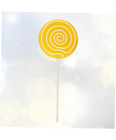 Veemoon 3pcs Lollipop Crafts Kids Playset Large Lollipop Decor Candy Lollipop Prop Carnival Cosplay Baby Food Organic Tablet Holder for Car Wedding Topper Big Lollipop Cake Child Bamboo - Buy Online on GoSupps.com