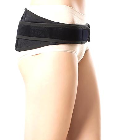 Cenap Hip Support Belt for Pelvic Pain Relief | Breathable SI Joint Stabilizer | Cross-Fixed Design - Buy Online on GoSupps.com