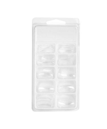 Nail shapes - Dual Nail Forms 100 pieces clear nail shape full cover fast building gel form tips nail extension DIY manicure tools