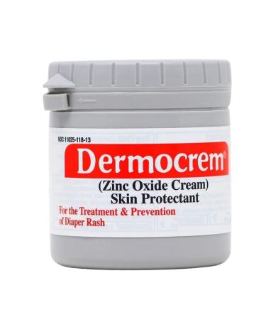 DERMOCREM   Diaper Rash Cream for Baby  Soothes  Heals  and Protects  Relief and Treatment of Diaper Rash  Zinc Oxide Cream (2.1 Oz.(60 G) 2.1 Ounce(60 G)