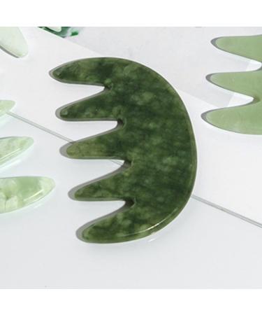 Buy Nolitoy Green Jade Scalp Massage Comb | Gua Sha Hairbrush & Acupuncture Tool for Men & Women - International Shipping - Buy Online on GoSupps.com