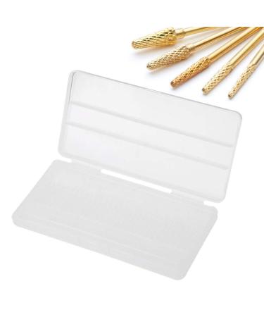 Nail Drill Holder 30 Holes Storage Box Manicure Drill Container Holder Display Case Organizer