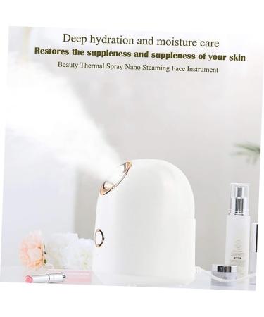 DRESSOOS Water Replenishing Instrument Steamer Mini Face Steamer Face Spa Device Mist Humidifier White Abs - Buy Online on GoSupps.com