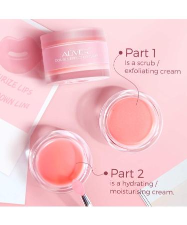 Strawberry Lip Sleep Mask with Dual Collagen Peptide Formula - Repair, Exfoliate, and Hydrate for Soft and Smooth Lips - Buy Online on GoSupps.com