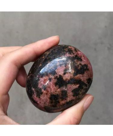 Natural Polished Gemstone Quartz Rhodonite Palm Stone Crystal Crystals Stones Decorate - (Color: Random 1pcs Size: 40-60mm) Stone Mineral Specimen - Buy Online on GoSupps.com