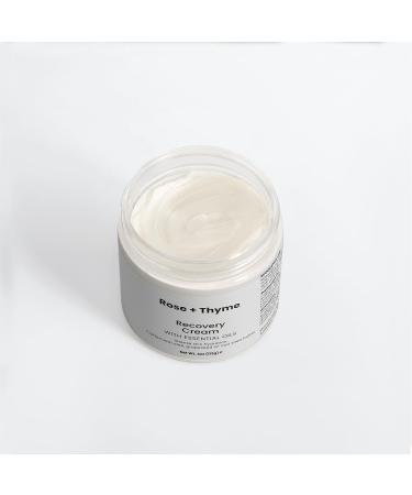 Rose Thyme Recovery Face Cream Natural Moisturizer for Dry & Sensitive Skin Aloe Shea Butter & Rosehip Oil Handmade 4 oz - Buy Online on GoSupps.com