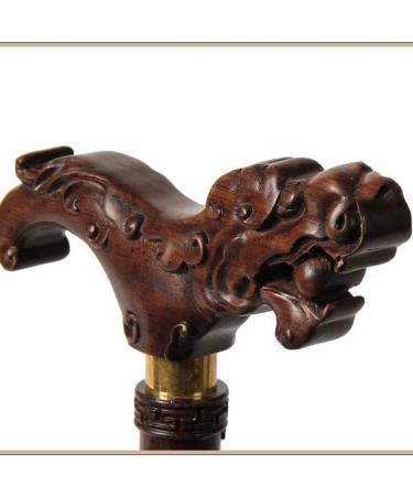 Wooden Walking Stick Solid Cane Walking Stick Redwood Solid Wood Ebony Old Wooden - Buy Online on GoSupps.com