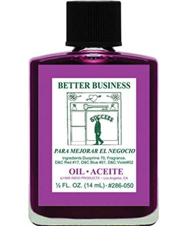 (1Pack) Indio Products Spiritual Anointing Oil- Better Business 1/2oz