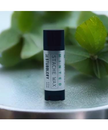 Stache Stick - Organic Peppermint & Tea Tree Mustache Wax (0.15 oz) - International Shipping Available - Buy Online on GoSupps.com