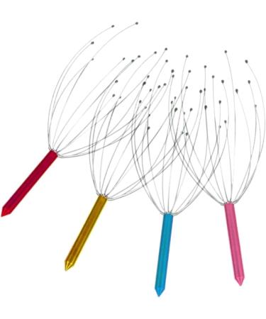 Healvian 8-STK Hand Massager - Metal Spatula Accessories for Scalp & Head Massage | Perfect Gift & Office Relaxation Tool - Buy Online on GoSupps.com