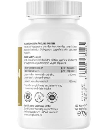 Buy Resveratrol 125 Caps - Supports Heart Health & Energy | International Shipping Available - Buy Online on GoSupps.com