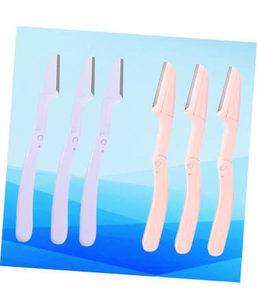FRCOLOR 18 Pcs Eyebrow Razor Kit - Portable Eyebrow Trimmer & Facial Hair Shaver in Purple - Perfect for Grooming & Beauty Care - Buy Online on GoSupps.com