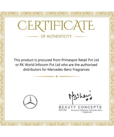 Mercedes Benz Le Parfum Perfume for Men EDP Spray 4.0oz 120ml in Leather Case - Buy Online on GoSupps.com