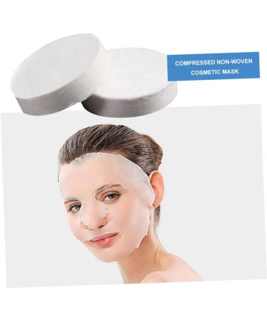Housoutil 100pi ces Masques Faciaux Comprim s Coton Non Tiss Pour Soin Peau Hydratant Confortable Et moyen blanc - Buy Online on GoSupps.com