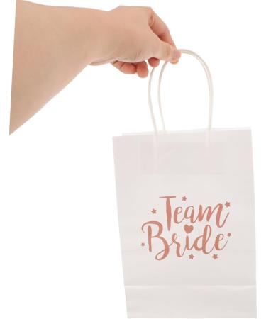 6pcs Wedding Bridesmaid Gift Bag Wedding Party Favor Bags Items for Wedding Welcome Bags Bridal Shower Bags Groomsmen Bags Bride Gift Bag Hen Party Bag Bridesmaid Bag Props Paper - Buy Online on GoSupps.com