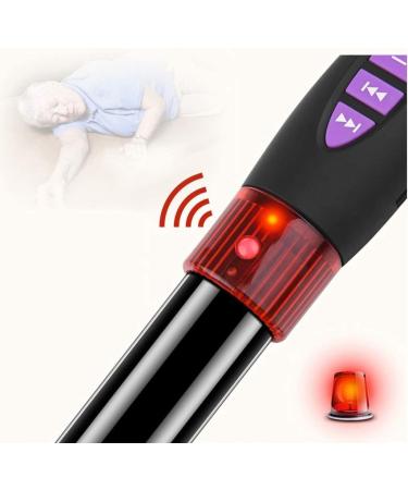 Canes Elderly Crutches Lightweight Walking Sticks Four Legged Multi Function Anti Skid Telescopic with Lights Automatic Sound and Light Alarm System - Buy Online on GoSupps.com