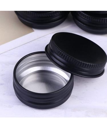 Minkissy 20 Pieces 30 ml Aluminium tin jar refillable Container Cosmetic Small tin Round Lip Balm tin can be Used for Salve Spices or Sweets - Buy Online on GoSupps.com