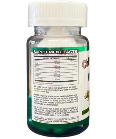 Chupa Panza Normal 30 Capsules - 100% Natural Ginger Capsules - Reduces Waist Size - Buy Online on GoSupps.com