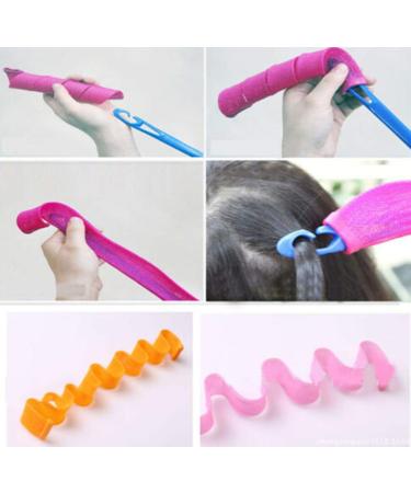 40 Pack Magic Hair Rollers with 3 Styling Hooks for Long Hair 22 (55cm) - Buy Online on GoSupps.com