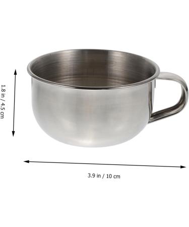 Shop Minkissy Metal Shaving Soap Bowl - Premium Razor Foam Mug for Men | International Shipping - Buy Online on GoSupps.com