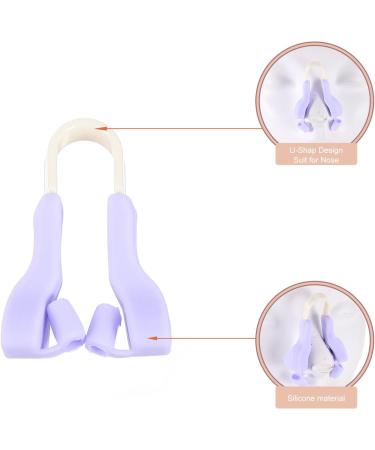 SEWACC Pince de Remodelage du Nez Silicone 2 Pi ces Taille Unique Correcteur de Nez Indolore pour Adultes Lecture et Sommeil Couleur Rose Tendre et Violet l gant - Buy Online on GoSupps.com