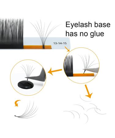 NAGARAKU Faux Mink Mega Volume Eyelash Extensions 0.05 D 8-9-10mm Mix Classic 3 Layers Camellia - Fluffy Soft Light Individual Lashes - Buy Online on GoSupps.com