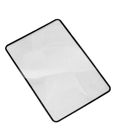 Page Magnifying Sheet 3X PVC Lightweight Lens Card Magnifiers Magnifying Glass for Reading Small Patterns Maps Small Gift